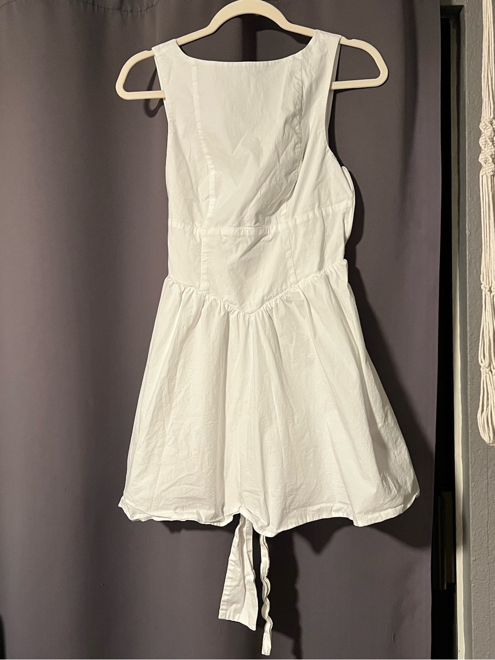 wild fable White Sleeveless Mini Dress